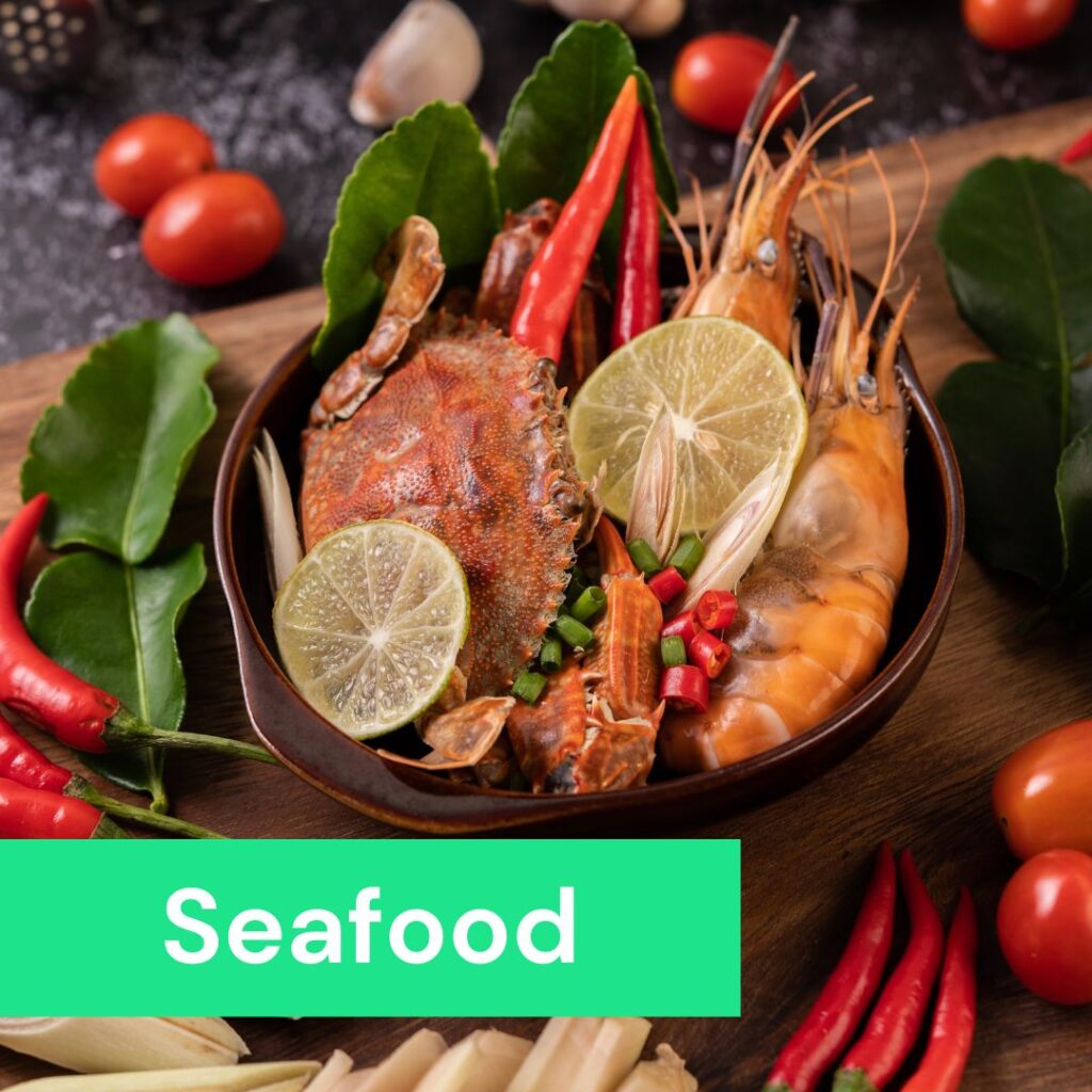 seafood punca gout